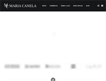 Tablet Screenshot of mariacanela.net